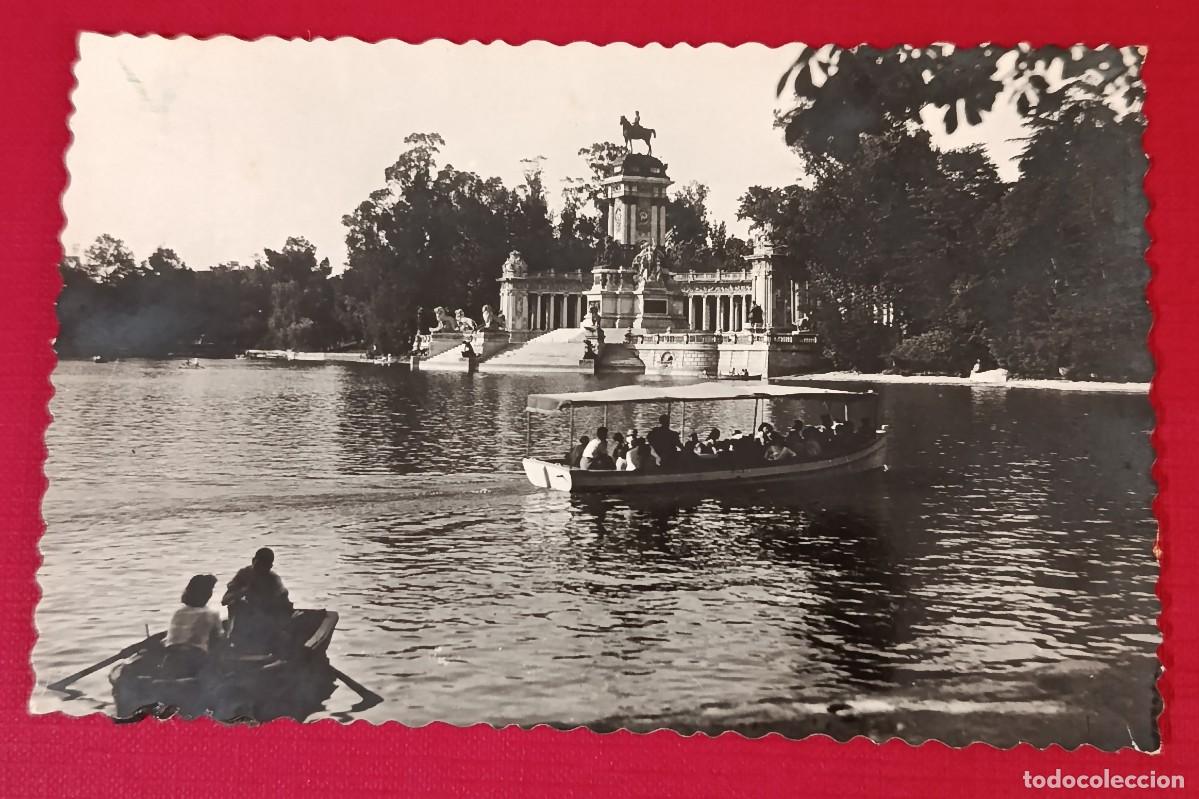Postales: POSTAL FOTOGRAFICA ESTANQUE DEL RETIRO - MADRID 1950 - EDICIONES F. MOLINA