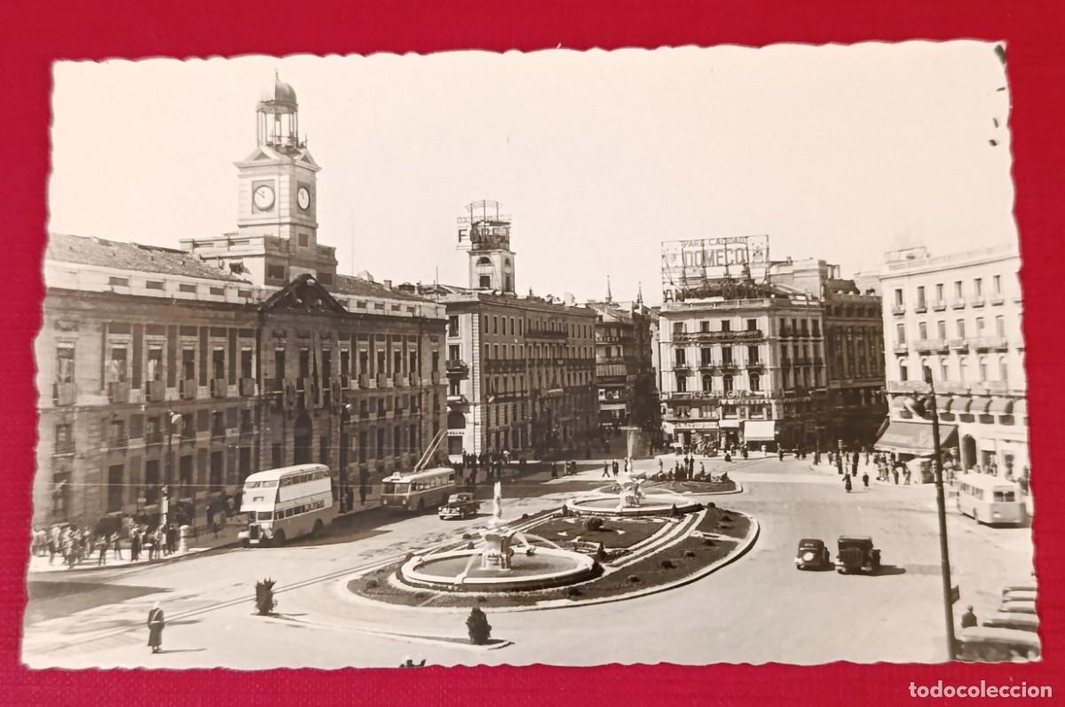 Postales: POSTAL FOTOGRAFICA PUERTA DEL SOL - MADRID - DOMINGUEZ
