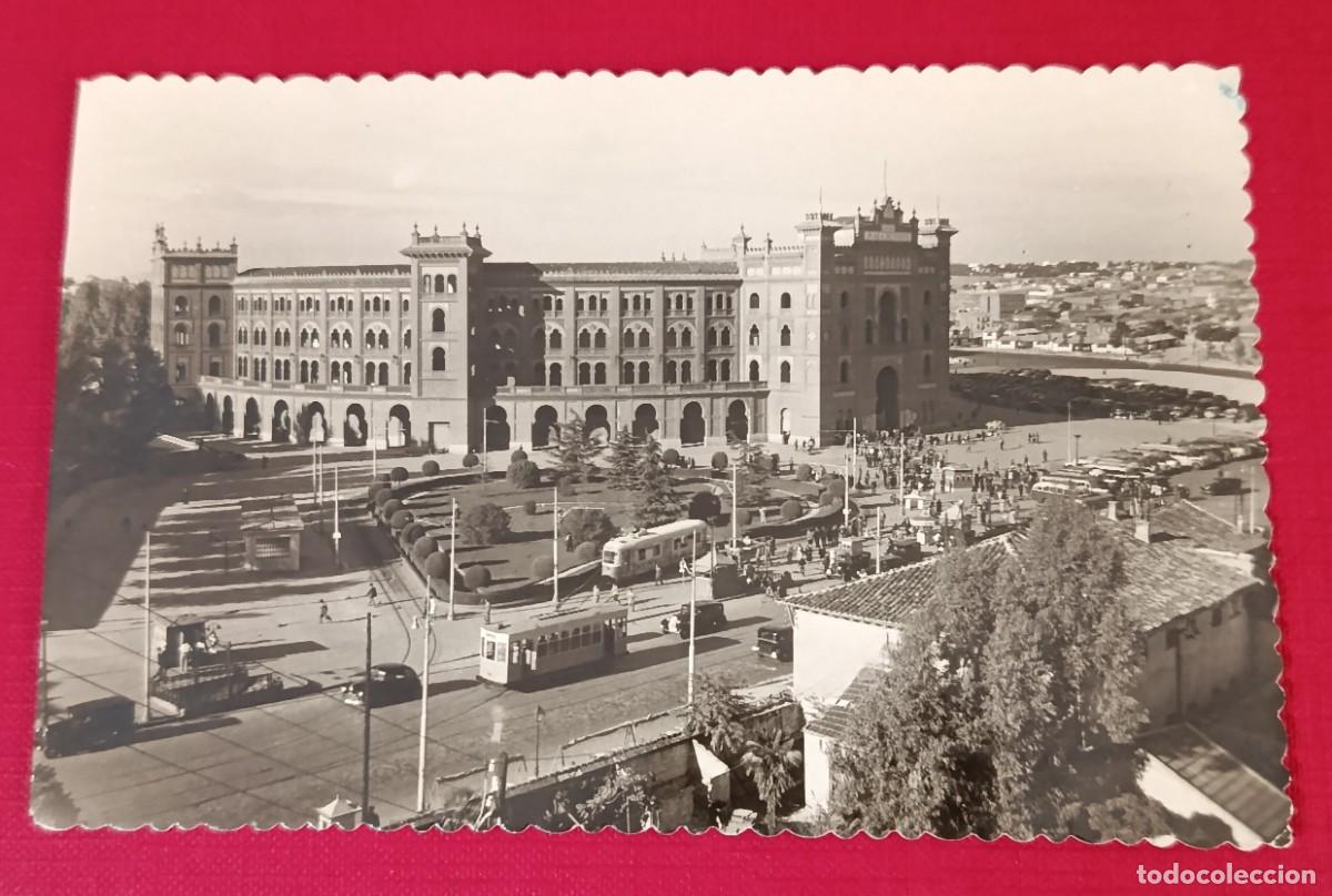 Postales: POSTAL FOTOGRAFICA PLAZA DE TOROS MONUMENTAL - MADRID 1950 - GARRABELLA