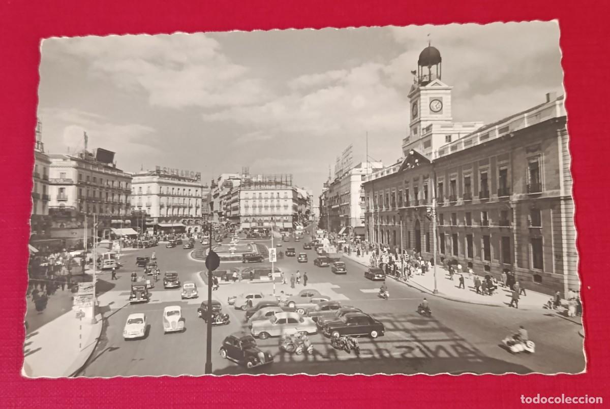 Postales: POSTAL FOTOGRAFICA PUERTA DEL SOL - MADRID 1950/60 - GARRABELLA