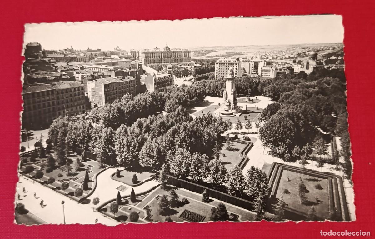 Postales: POSTAL FOTOGRAFICA PLAZA DE ESPA&Ntilde;A - MADRID 1950