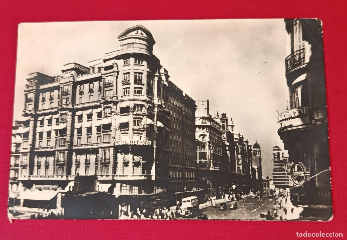 Postales: POSTAL FOTOGRAFICA HOTEL METROPOL - MADRID 1950 - ARTISTICA ESPA&Ntilde;OLA