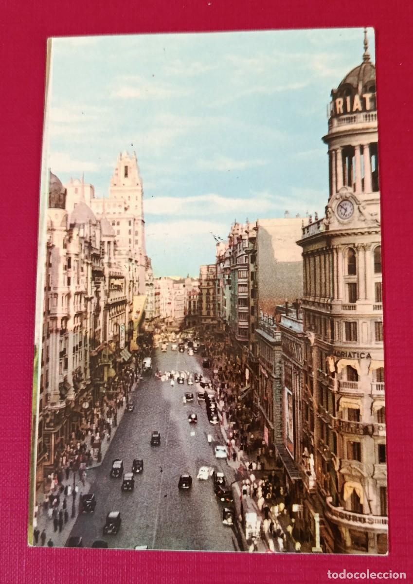 Postales: TARJETA POSTAL AVDA JOSE ANTONIO - MADRID 1956 - ROSETTE