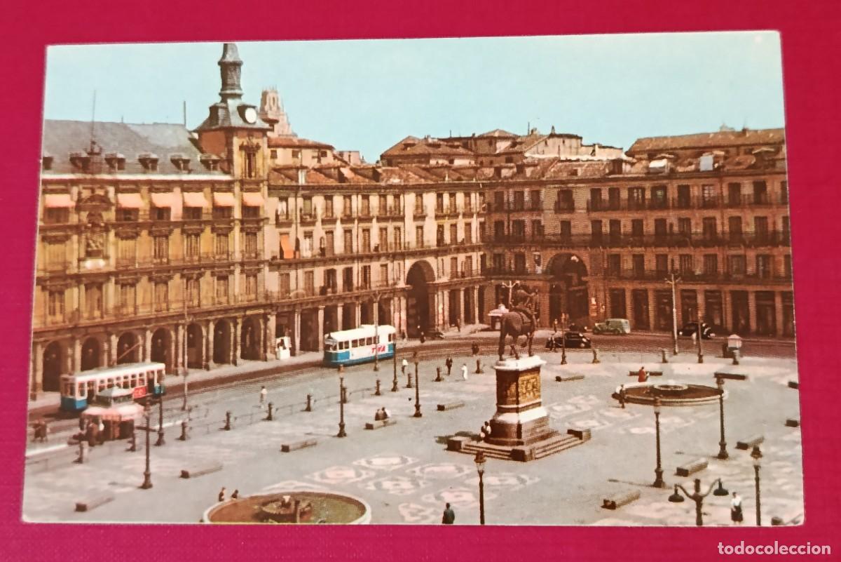 Postales: POSTAL FOTOGRAFICA PLAZA MAYOR - MADRID 1956 - ROSETTE