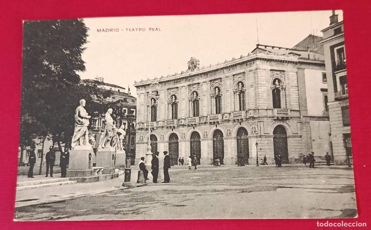 Postales: TARJETA POSTAL TEATRO REAL - MADRID 1917