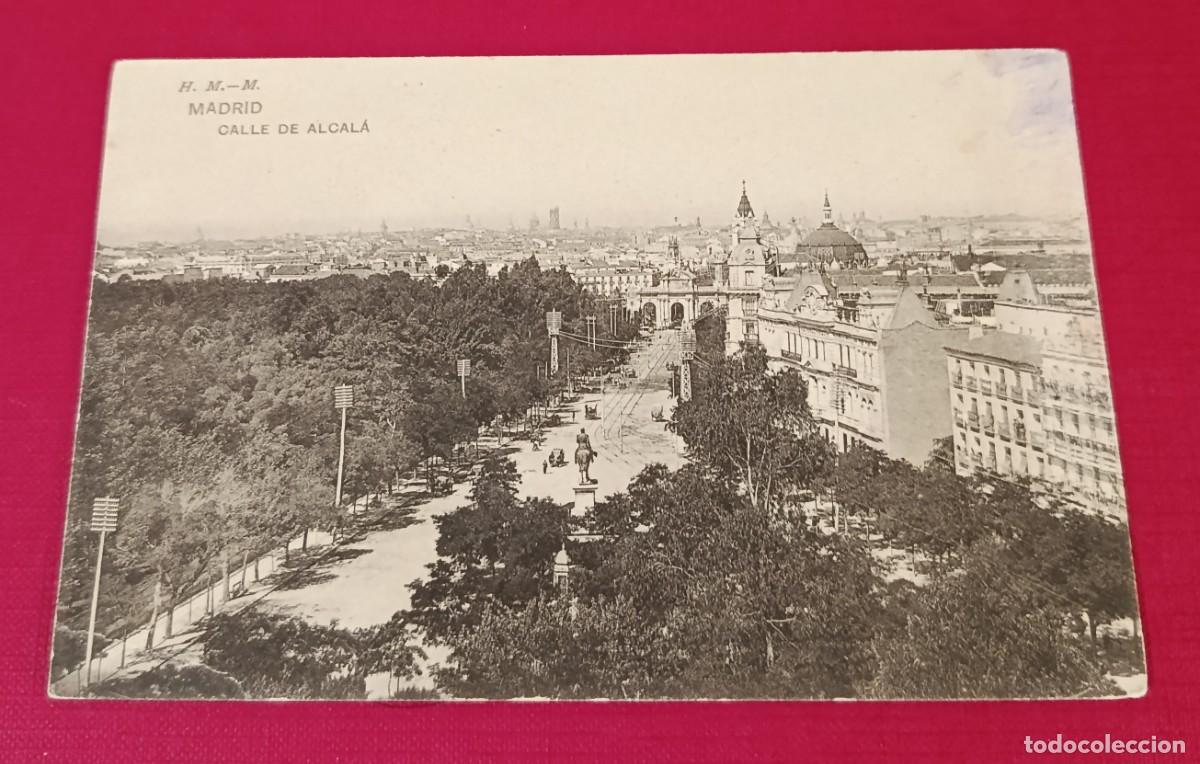 Postales: TARJETA POSTAL CALLE ALCALA - MADRID 1917