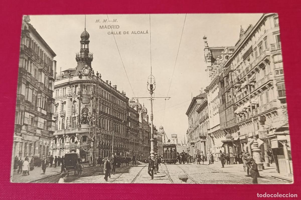 Postales: TARJETA POSTAL CALLE ALCALA - MADRID 1917