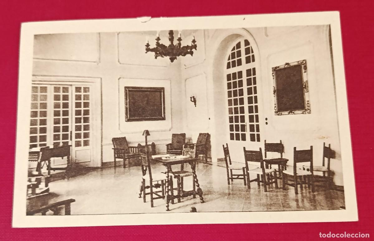 Postales: TARJETA POSTAL COLEGIO ESCLAVAS JES&Uacute;S - SALA VISITAS - MADRID 1920 - HAUSER Y MENET