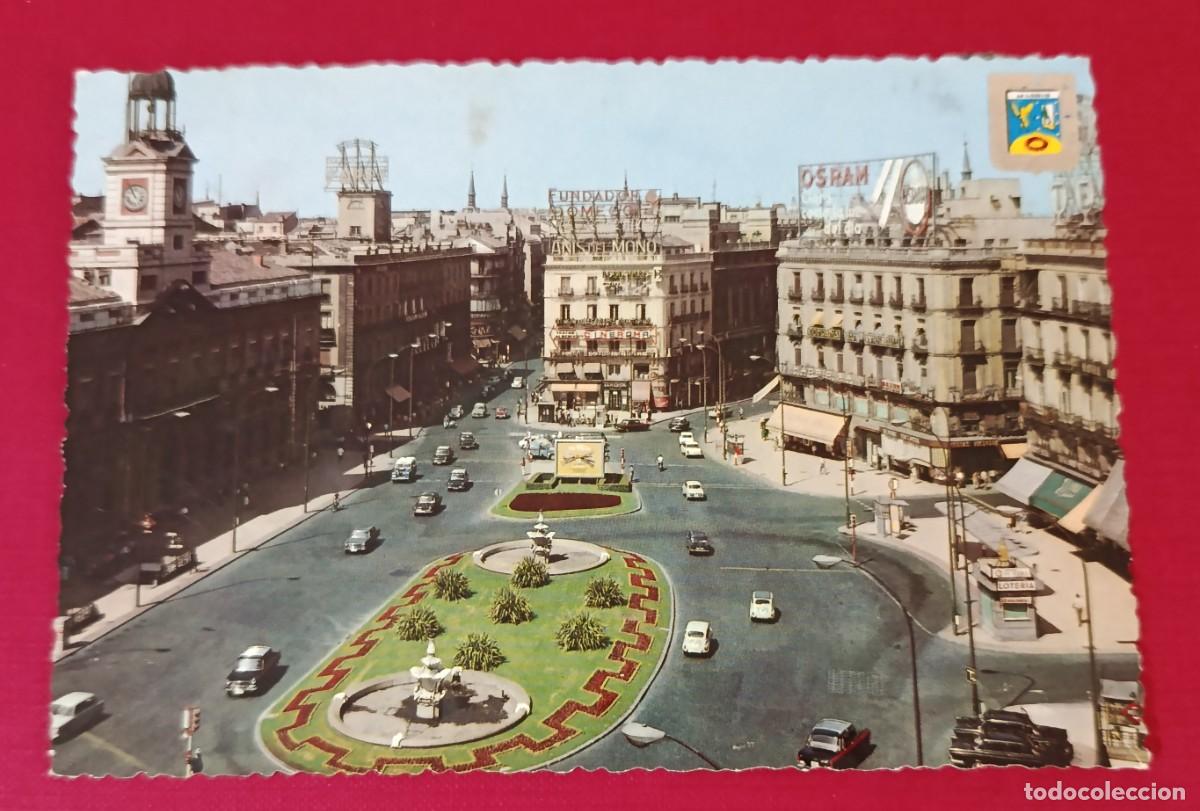 Postales: POSTAL PUERTA DEL SOL - MADRID 1960 - DOMINGUEZ