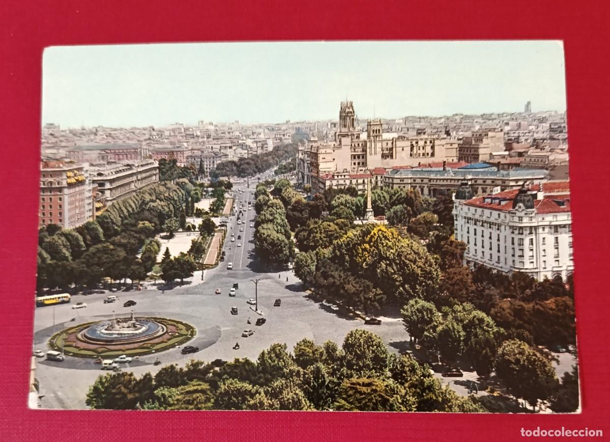 Postales: POSTAL PLAZA C&Aacute;NOVAS DEL CASTILLO - MADRID 1960/70 - GARRABELLA