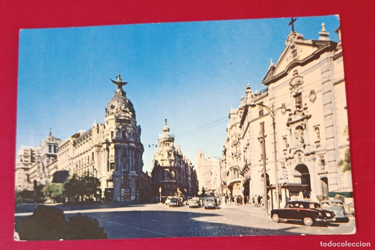 Postales: POSTAL AVDA JOSE ANTONIO - CALLE ALCALA - MADRID 1959 - EDICIONES AGATA