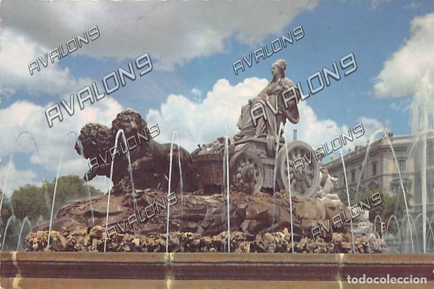 Postales: Fuente de La Cibeles (Madrid) - Sin Circular - A&ntilde;os 60 - Bordes dentados