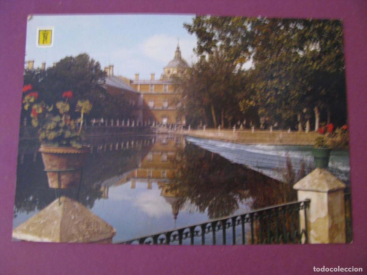 Postales: POSTAL DE ARANJUEZ. PRESA DEL JARDIN DE LA ISLA. ESCUDO DE ORO