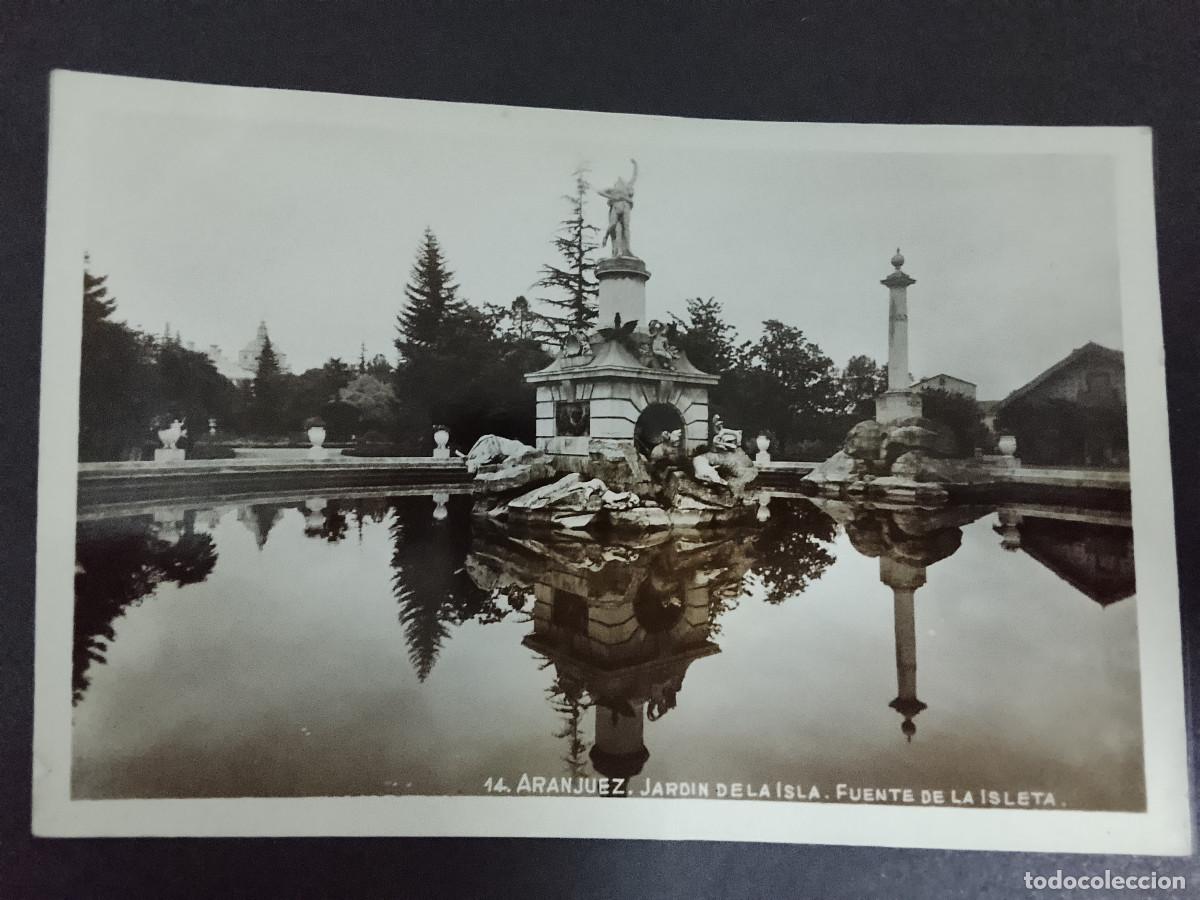 Postales: Postal de Aranjuez. Jard&iacute;n de la Isla, fuente de la isleta