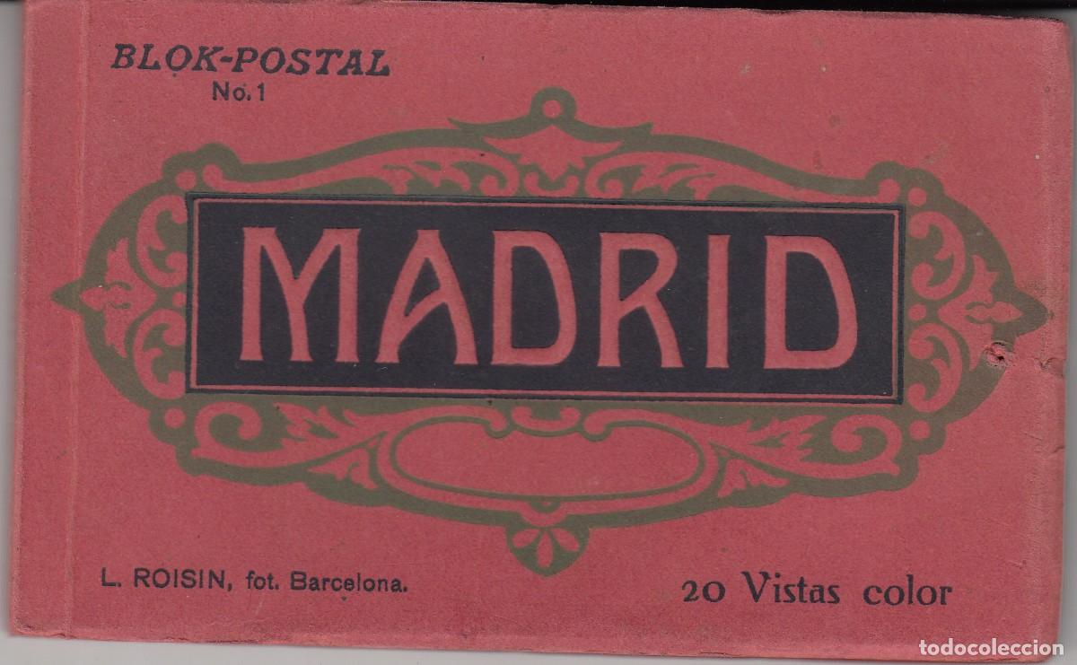 Postales: TACO BLOK POSTALES ROISIN 20 VISTAS COLOR MADRID - IMPECABLE DEL 1 AL 20
