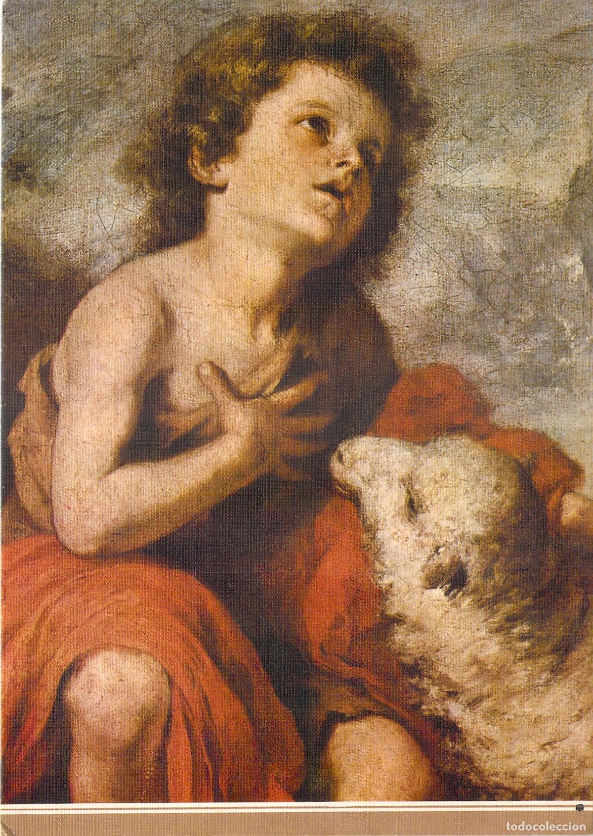 Postales: Postal de arte: San Juan Bautista Ni&ntilde;o de Murillo, Museo del Prado