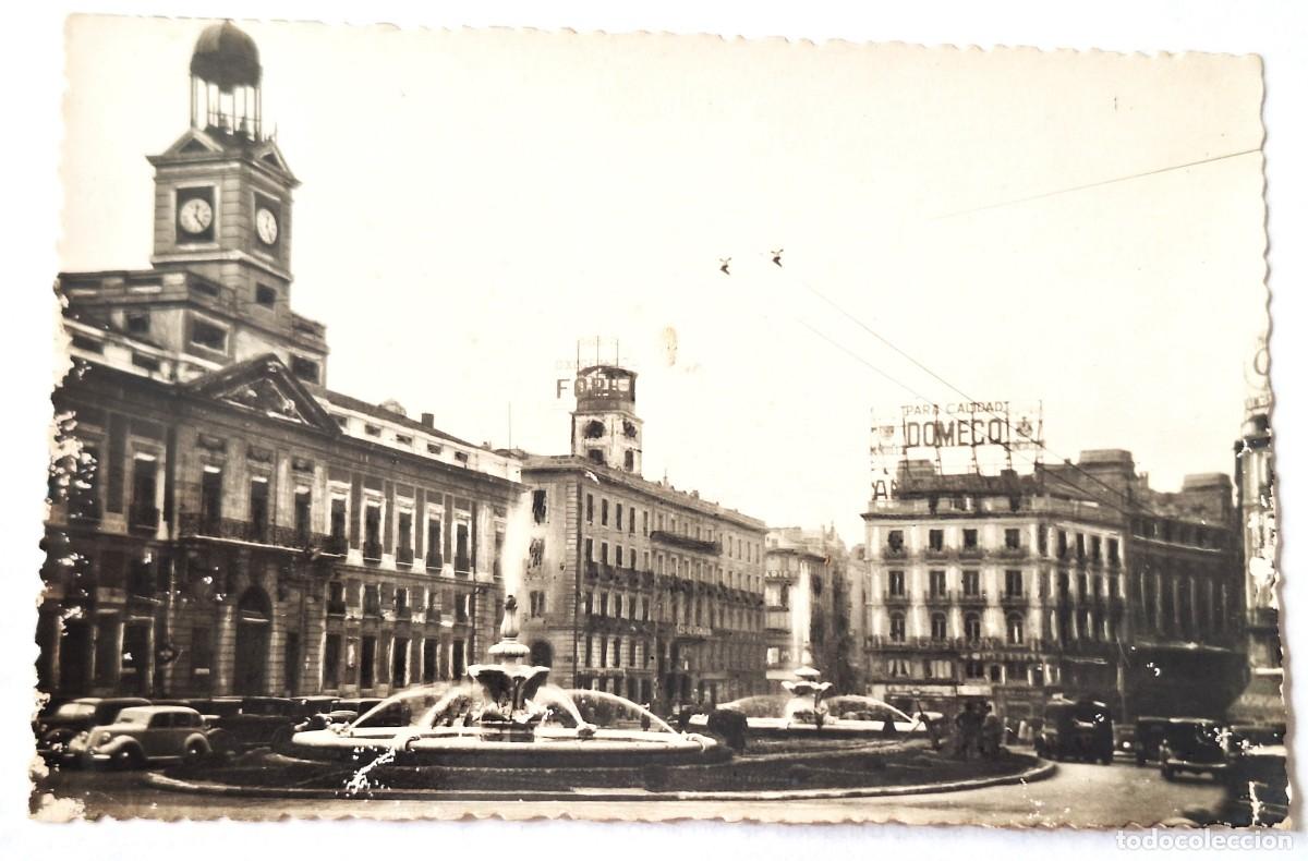 Postales: MADRID - POSTAL MUY ANTIGUA MANUSCRITA EN 1951 - PUERTA DEL SOL