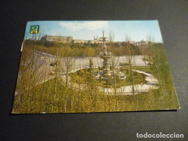 Postales: MADRID FUENTE ESTACION DEL NORTE Y PALACIO REAL