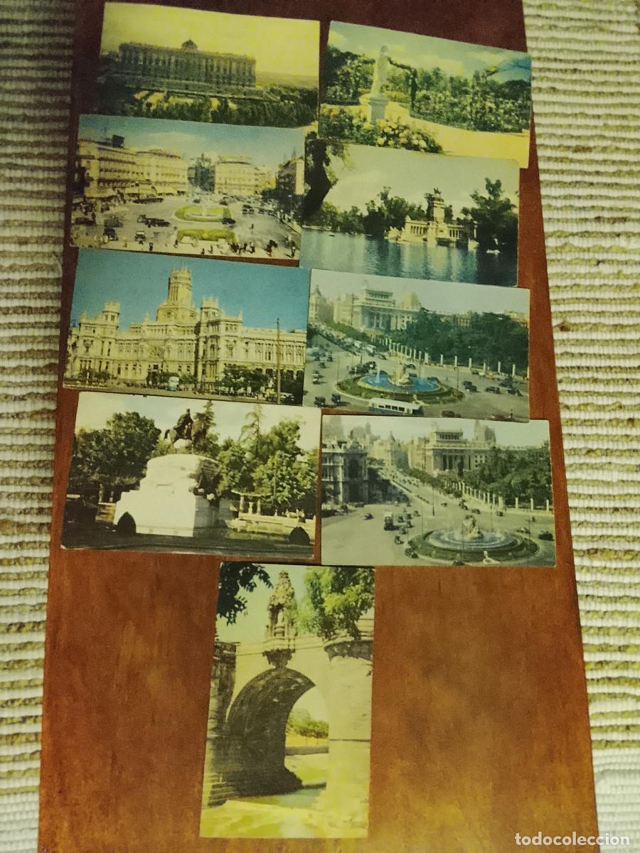 Postales: Lote de 9 postales de Madrid - Foto 1