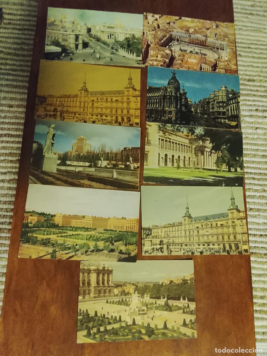 Postales: Lote de 9 postales de Madrid - Foto 1