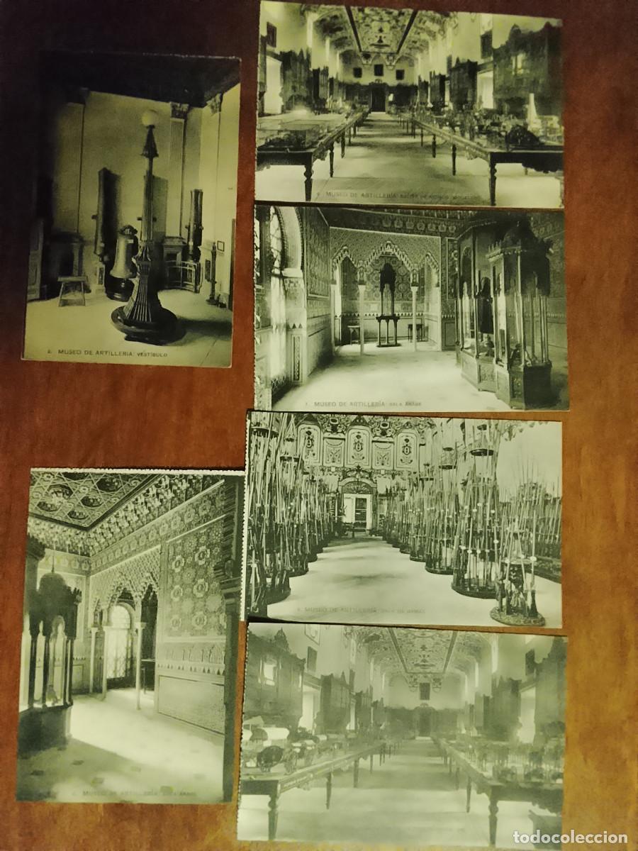 Postales: Lote de 6 postales del Museo de Artiller&iacute;a, Madrid.