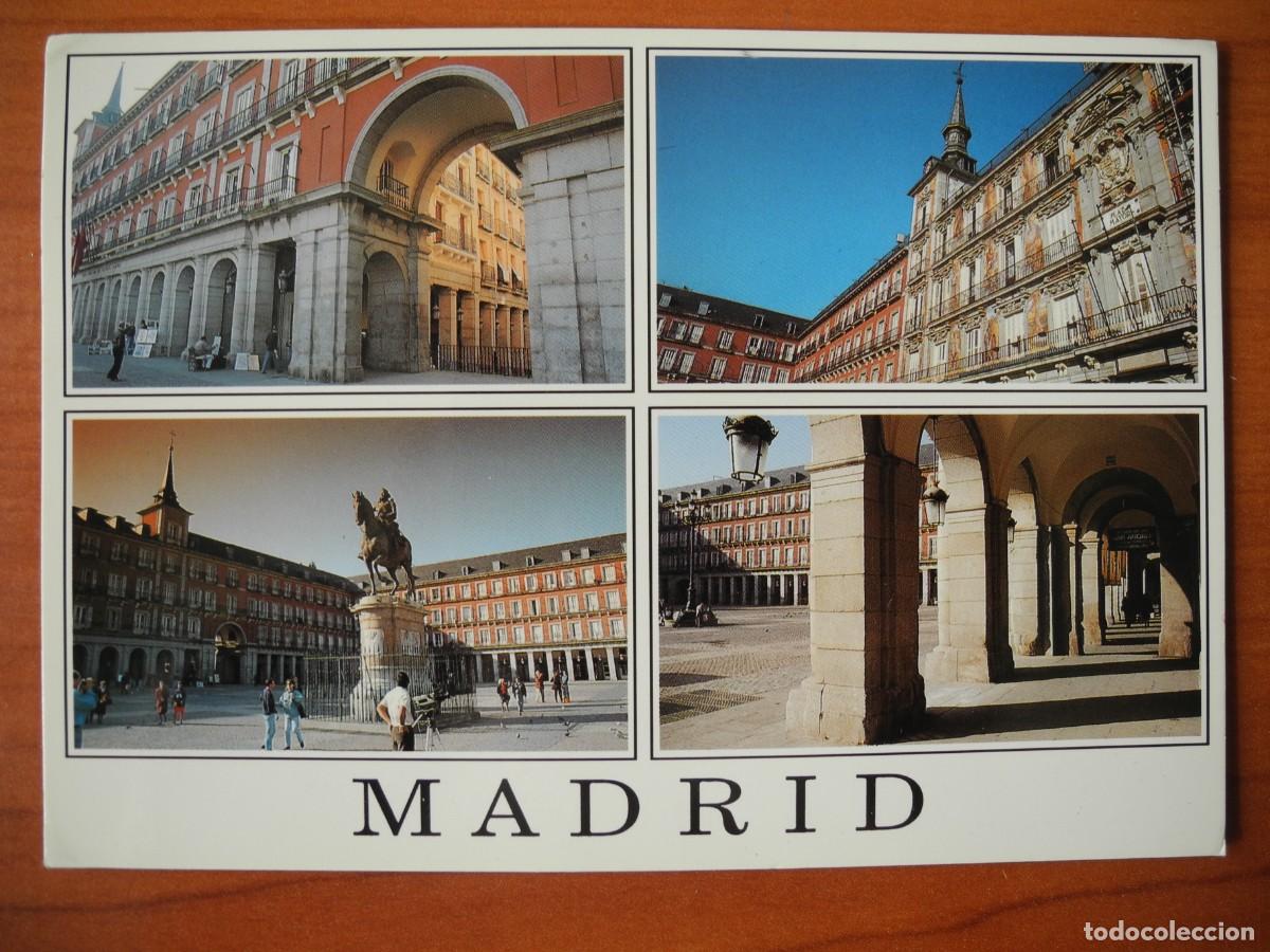 Postales: Madrid. Plaza Mayor. Circulada 1994.