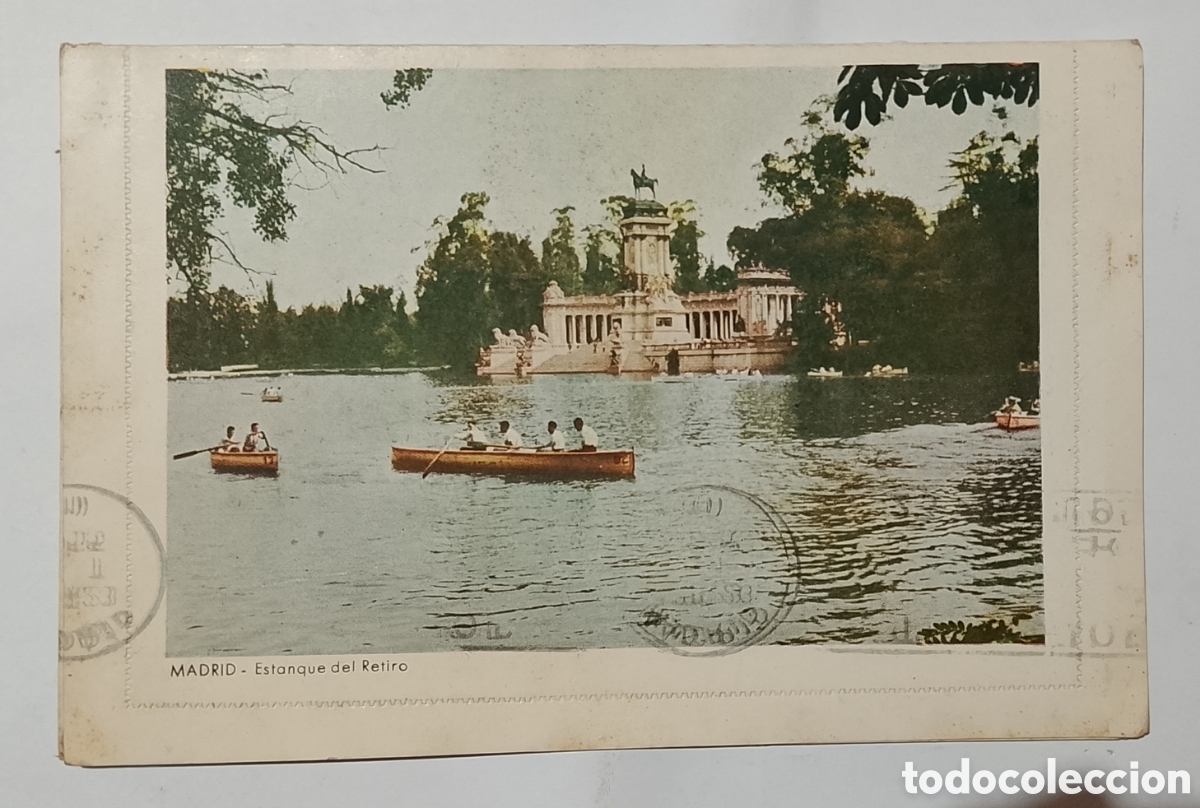 Postales: Postal Madrid Estanque del Retiro