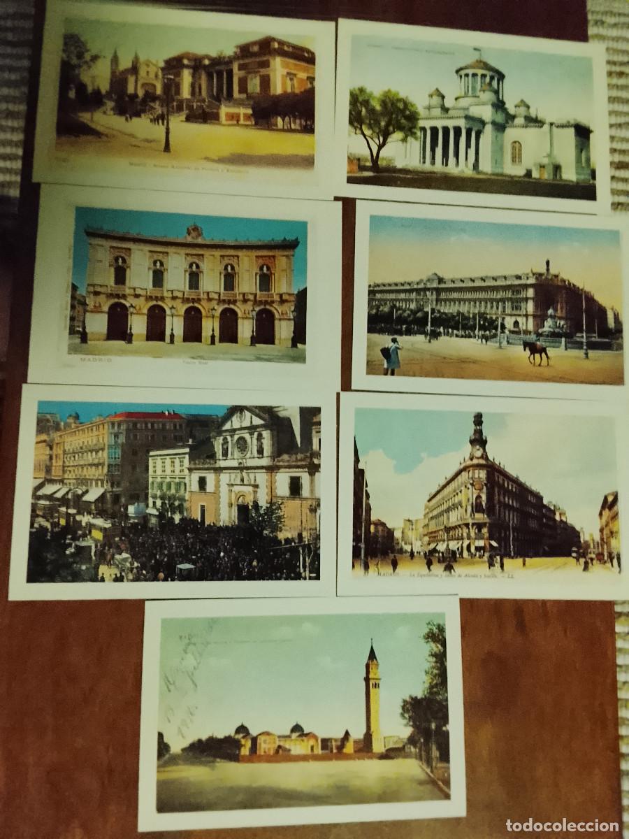 Postales: Lote de 7 postales de Madrid (reproducciones)