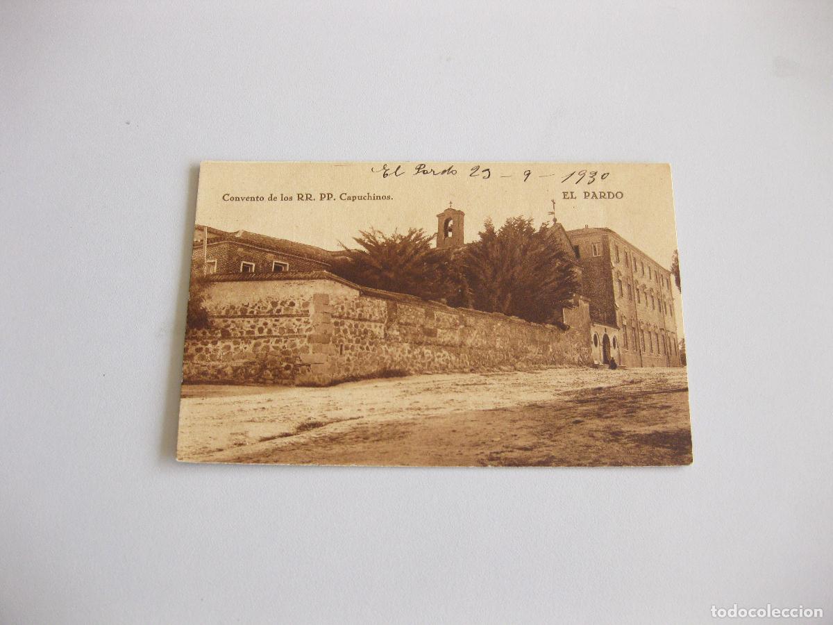 Postales: POSTAL DEL CONVENTO DE LOS RR. PP. REVERENDOS PADRES CAPUCHINOS DE EL PARDO. DANIEL &Aacute;LVAREZ. 1930