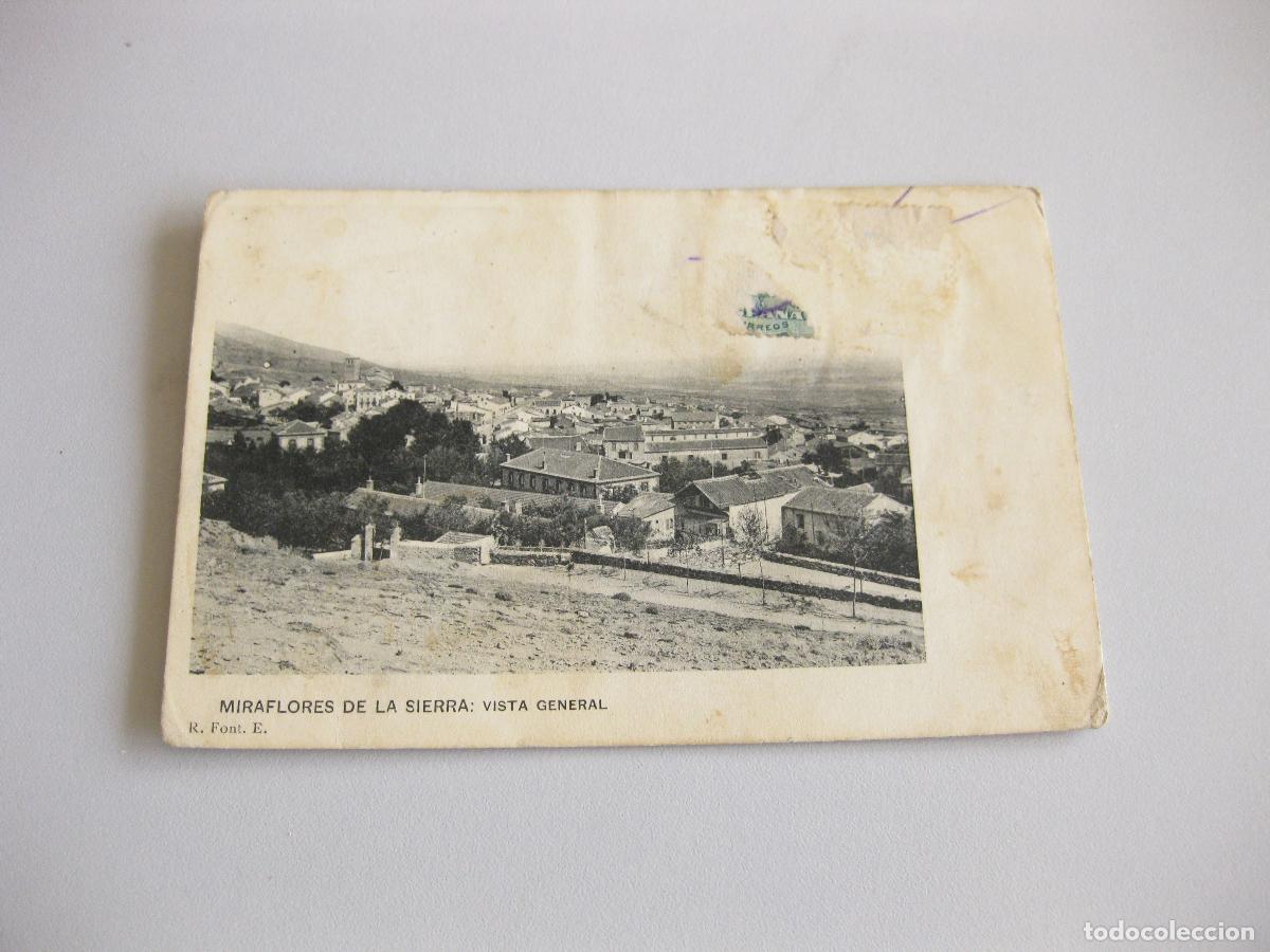 Postales: TARJETA POSTAL DE MIRAFLORES DE LA SIERRA. VISTA GENERAL. CIRCULADA EN 1913.