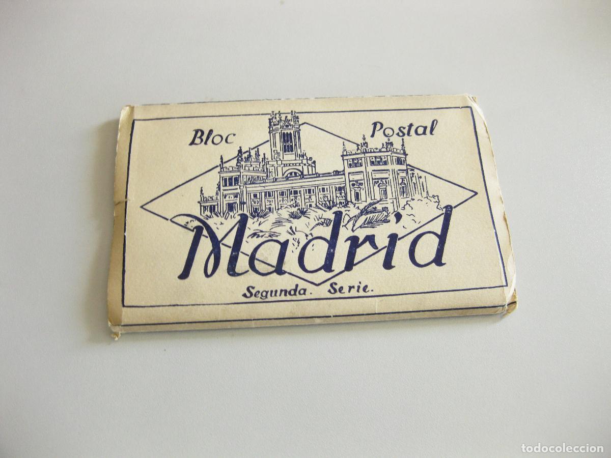 Postales: BLOC DE 10 TARJETAS POSTALES FOTOGR&Aacute;FICAS DE MADRID. SEGUNDA SERIE. HELIOTIPIA ART&Iacute;STICA ESPA&Ntilde;OLA