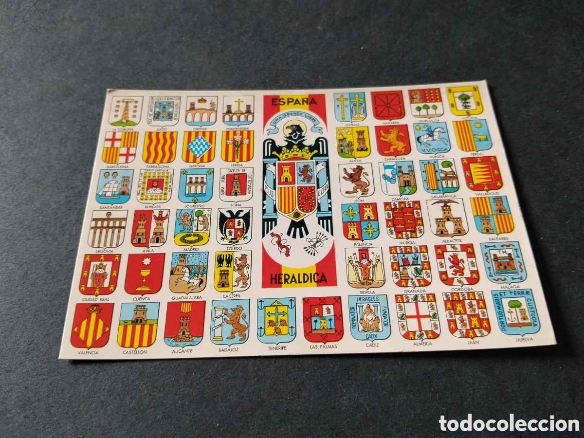 Postales: Postal Espa&ntilde;a her&aacute;ldica escudos de las provincias
