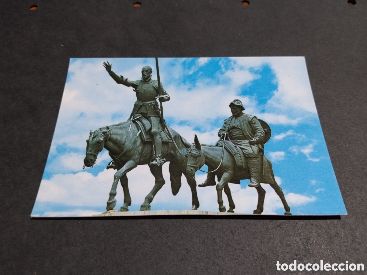 Postales: Postal monumento a Cervantes