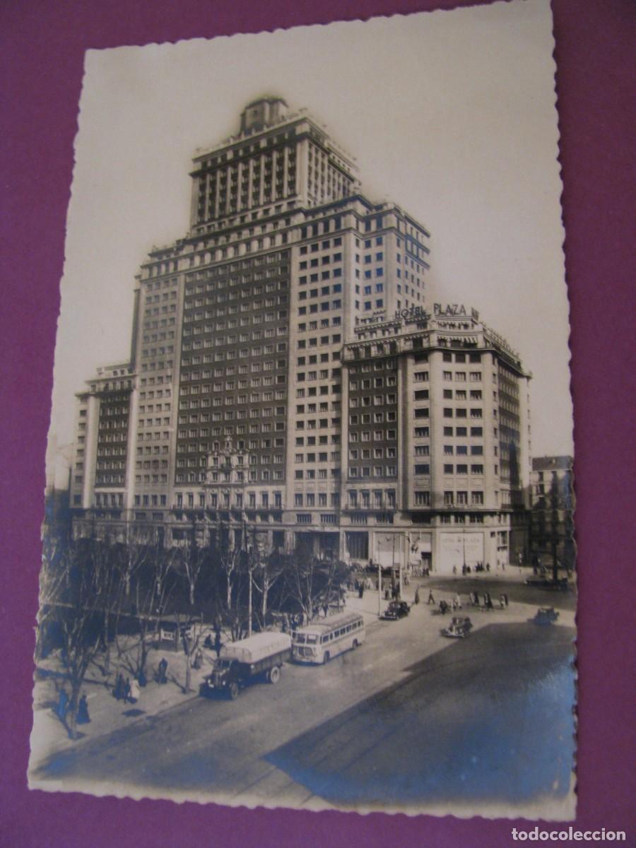 Postales: POSTAL FOTOGRAFICA DE MADRID. HOTEL PLAZA. HELIOTIPIA ARTISTICA ESPA&Ntilde;OLA.