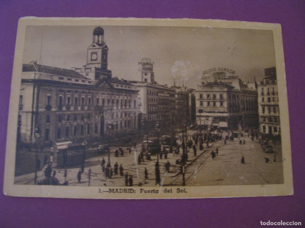 Postales: POSTAL DE MADRID. PUERTA DEL SOL. HELIOTIPIA ARTISTICA ESPA&Ntilde;OLA