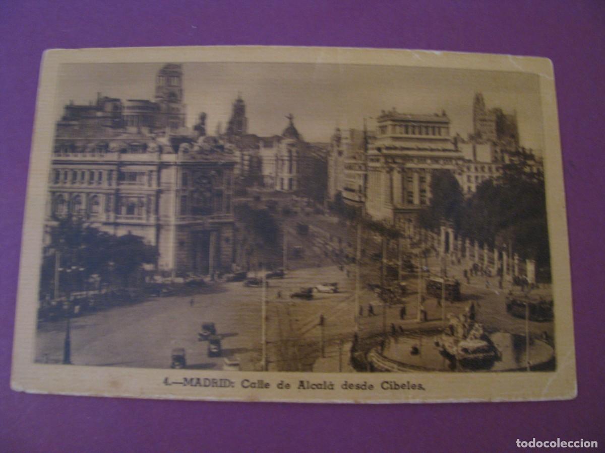 Postales: POSTAL DE MADRID. CALLE DE ALCALA DESDE CIBELES. HELIOTIPIA ARTISTICA ESPA&Ntilde;OLA