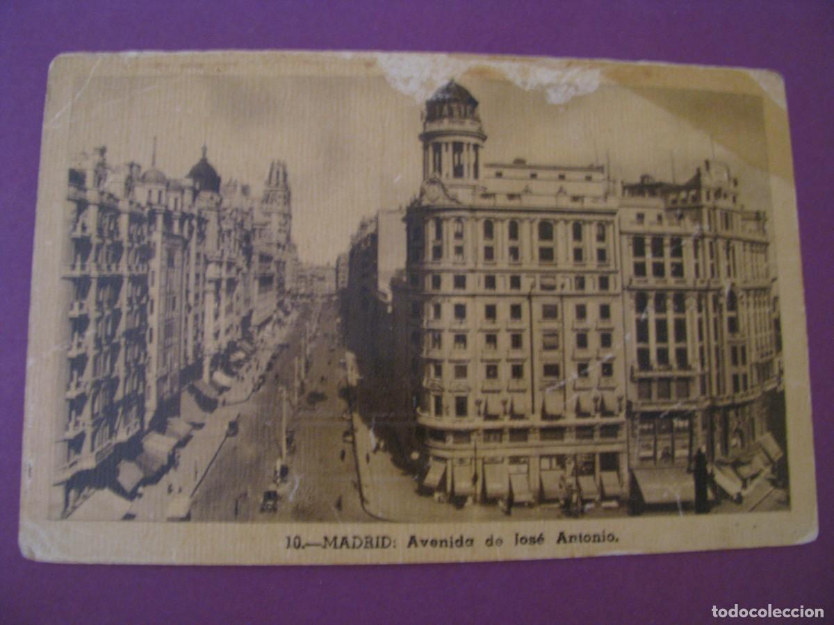 Postales: POSTAL DE MADRID. AVENIDA DE JOSE ANTONIO. HELIOTIPIA ARTISTICA ESPA&Ntilde;OLA
