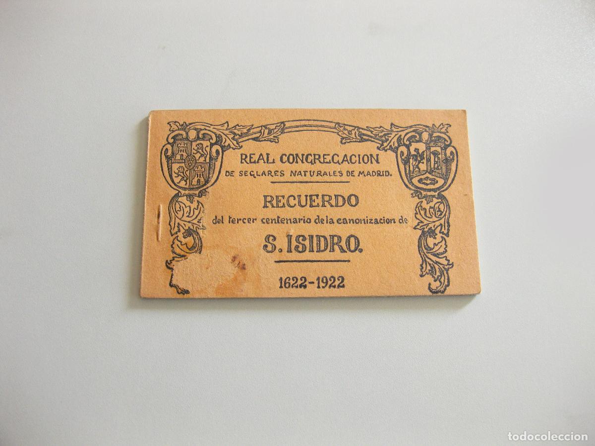 Postales: BLOC O TACO DE 8 TARJETAS POSTALES. RECUERDO DEL TERCER CENTENARIO DE LA CANONIZACI&Oacute;N DE SAN ISIDRO.