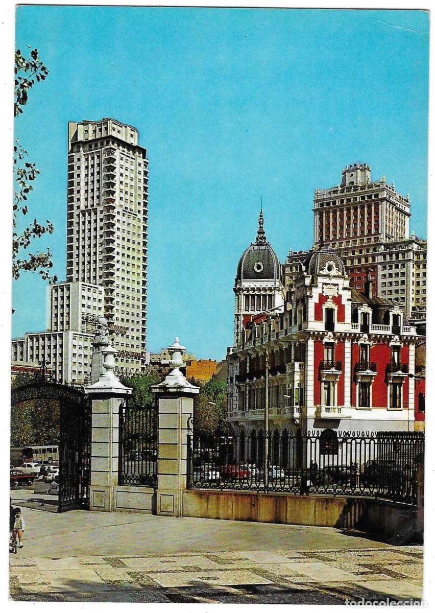 Postales: Postal Madrid. Vista parcial de la Plaza de Espa&ntilde;a. ref. 7-madrid187
