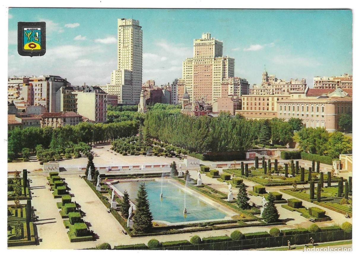 Postales: Postal Madrid. Jardines de Sabatini. ref. 7-madrid194