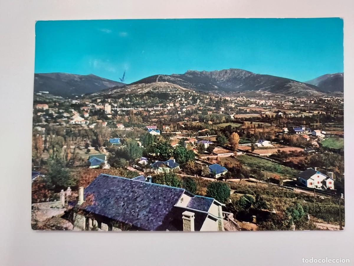 Postales: POSTAL CERCEDILLA VISTA GENERAL DE LA COLONIA Y SIETE PICOS. 1964. CIRCULADA. MADRID