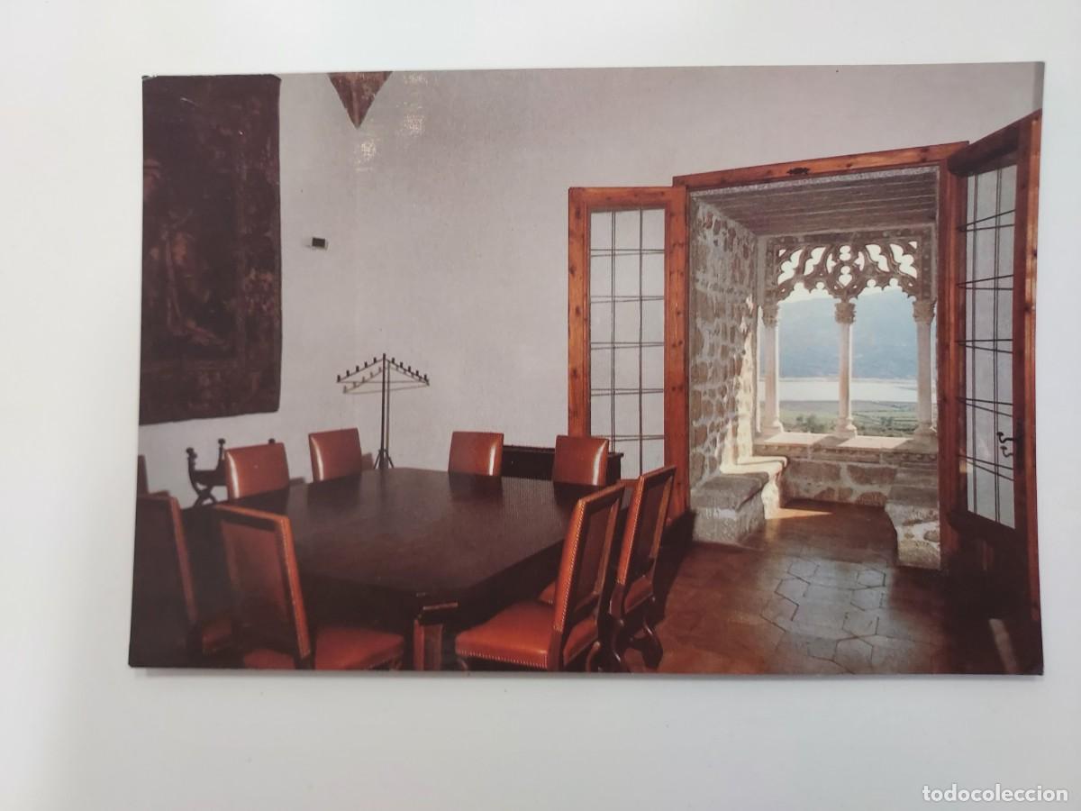 Postales: POSTAL MANZANARES EL REAL CASTILLO RESTAURADO SALA DE LA TORRE. 1977. SIN CIRCULAR. MADRID