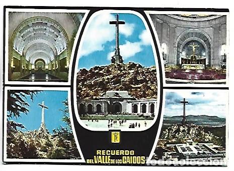 Postales: RECUERDO DEL VALLE DE LOS CAIDOS / MADRID