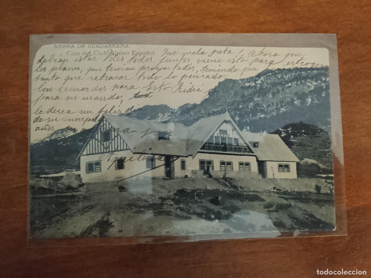 Postales: Postal de la Sierra de Guadarrama. Casa del Club Alpino Espa&ntilde;ol