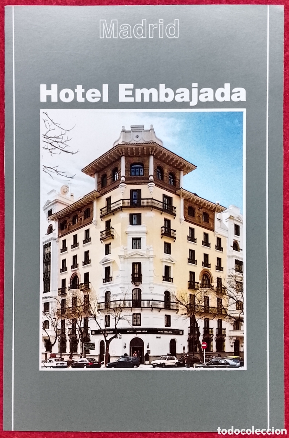Postales: Postal / Cat&aacute;logo Vintage Hotel Embajada (Madrid) - Rareza de Colecci&oacute;n