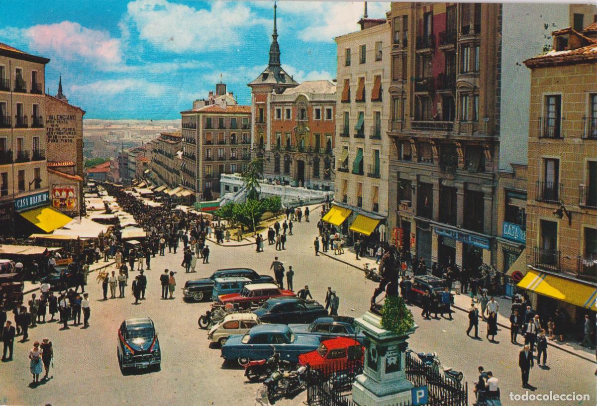 Postales: MADRID, EL RASTRO - EDITA BEASCOA N&ordm;117 - CIRCULADA 1967