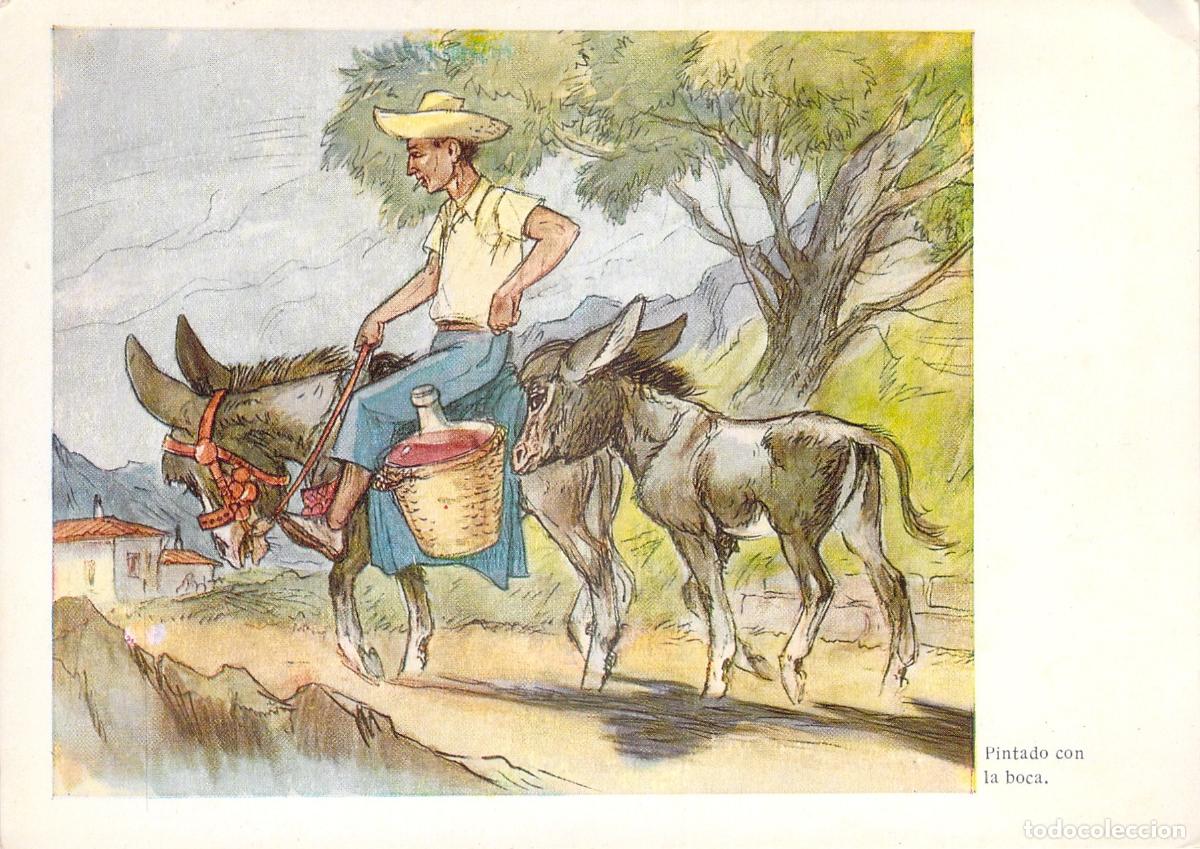 Postales: Postal con ilustraci&oacute;n Camino del Lugar pintada por Cefischer