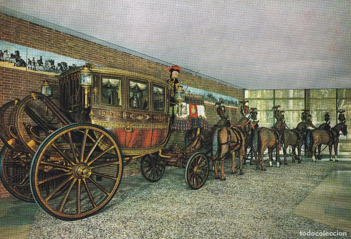 Postkarten: Madrid. Museo de Carruajes. Ed Patrimonio Nacional N&ordm; 191. Antigua postal.