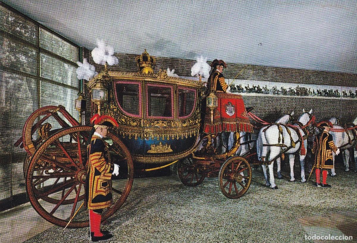 Postkarten: Madrid. Museo de Carruajes. Ed Patrimonio Nacional N&ordm; 188. Antigua postal.