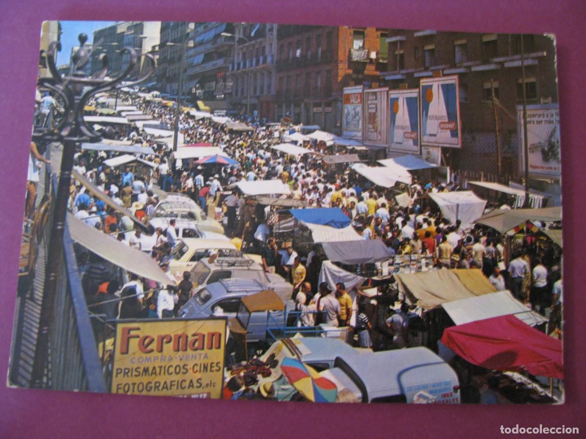 Postales: POSTAL DE MADRID. EL RASTRO. GALLEGOS 249. CIRCULADA
